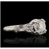 Image 2 : 14KT White Gold 2.41ctw Diamond Ring