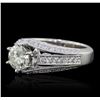 Image 2 : 18KT White Gold 1.80ctw Diamond Ring