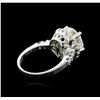 Image 3 : 14KT White Gold 4.99ctw Diamond Ring