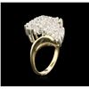 Image 3 : 14KT Yellow Gold 1.52ctw Diamond Ring