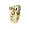 Image 3 : 18KT Two-Tone Gold 0.43ctw Diamond Ring