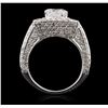Image 3 : 14KT White Gold 4.38ctw Diamond Ring