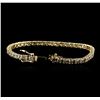Image 3 : 14KT Yellow Gold 5.01ctw Diamond Tennis Bracelet