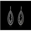 Image 1 : 14KT White Gold 4.66ctw Diamond Earrings