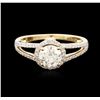 Image 1 : 14KT Yellow Gold 1.34ctw Diamond Ring