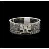 Image 1 : 0.43ctw Diamond Ring -14KT White Gold