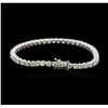 Image 2 : 18KT White Gold 7.06ctw Diamond Tennis Bracelet