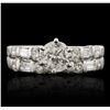 Image 1 : 14KT White Gold 1.33ctw Diamond Ring Wedding Set