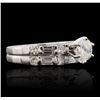 Image 2 : 14KT White Gold 1.33ctw Diamond Ring Wedding Set