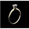 Image 3 : 0.27ctw Diamond Solitaire Ring - 14KT Yellow Gold