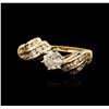 Image 1 : 14KT Yellow Gold 0.75ctw Diamond Ring