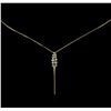 Image 2 : 14KT Yellow Gold 0.71ctw Diamond Necklace