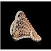 Image 2 : 14KT Two-Tone Gold 1.63ctw Diamond Ring