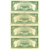 Image 2 : 1963 $5 Red Seal Bill Lot of 4