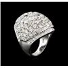 Image 3 : 9.58ctw Diamond Ring - 14KT White Gold