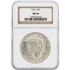 Image 1 : 1923 NGC MS64 Peace Silver Dollar