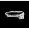 Image 2 : 18KT White Gold 1.18ctw Diamond Ring