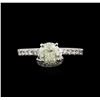 Image 1 : 1.32ctw Diamond Ring - 18KT White Gold