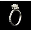 Image 3 : 1.32ctw Diamond Ring - 18KT White Gold