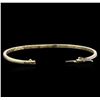 Image 3 : 0.88ctw Diamond Bangle Bracelet - 14KT Yellow Gold