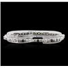 Image 2 : 14KT White Gold 2.71ctw Diamond Bracelet