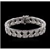 Image 1 : 14KT White Gold 2.18ctw Diamond Bracelet