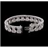 Image 3 : 14KT White Gold 2.18ctw Diamond Bracelet