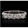 Image 1 : 14KT White Gold 1.17ctw Diamond Ring