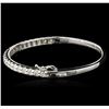 Image 2 : 14KT White Gold 2.93ctw Diamond Bracelet
