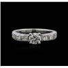 Image 1 : 18KT White Gold 1.21ctw Diamond Ring