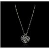 Image 1 : 18KT White Gold 2.25ctw Diamond Pendant