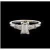 Image 1 : GIA Cert 1.02ctw Diamond Ring - 14KT White Gold