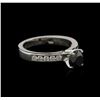 Image 2 : 1.58ctw Black Diamond Ring - 14KT White Gold