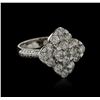 Image 2 : 14KT White Gold 2.14ctw Diamond Ring