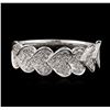 Image 1 : 14KT White Gold 0.30ctw Diamond Ring