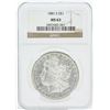 Image 1 : 1881 NGC MS63 Morgan Silver Dollar