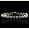 Image 1 : 14KT White Gold 2.00ctw Diamond Bracelet