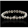 Image 3 : 14KT White Gold 2.00ctw Diamond Bracelet
