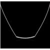 Image 1 : 14KT White Gold 0.84ctw Diamond Necklace