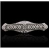 Image 1 : 14KT White Gold 2.47ctw Diamond Brooch
