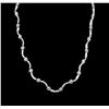 Image 1 : 4.00ctw Diamond Necklace - 14KT White Gold