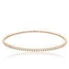 Image 1 : 14KT Rose Gold 2.70ctw Diamond Bangle Bracelet