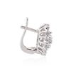 Image 2 : 14KT White Gold 1.34ctw Diamond Earrings