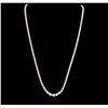 Image 1 : 18KT Yellow Gold 4.51ctw Diamond Necklace