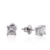 Image 2 : 14KT White Gold 1.52ctw Diamond Solitaire Earrings