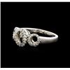 Image 2 : 18KT White Gold 0.25ctw Diamond Ring