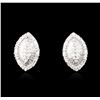 Image 1 : 18KT White Gold 1.79ctw Diamond Earrings