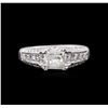 Image 1 : 1.55ctw Diamond Ring - 14KT White Gold