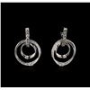 Image 1 : 1.46ctw Diamond Earrings - 14KT White Gold