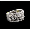 Image 2 : 0.74ctw Diamond Ring - 14KT White Gold